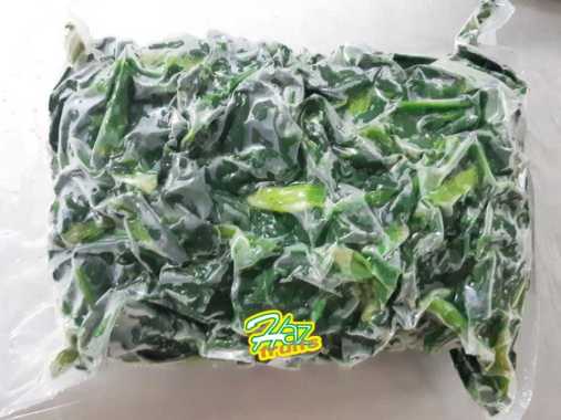 [1 kg] - Frozen Spinach - Daun Bayam Beku - 1 KG