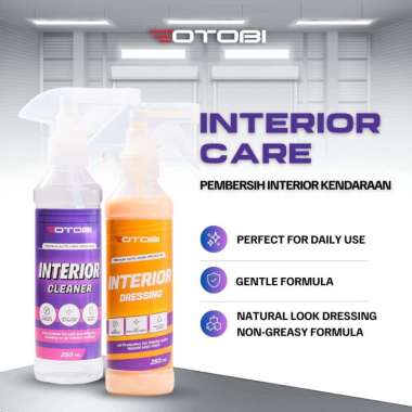 Otobi Paket Pembersih + Pengkilap Interior Mobil Dressing Cleaner Dashboard Black