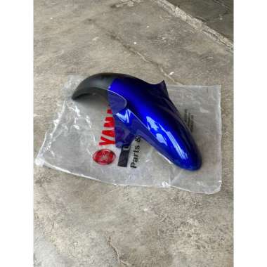 SPAKBOR SLEBOR DEPAN YAMAHA R15 ORIGINAL YAMAHA Hitam glossy