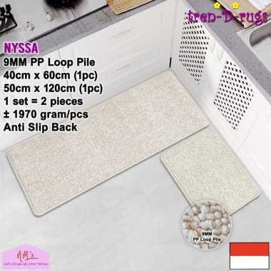 Tren-D-rugs Keset kaki polos solid alas lantai bulu tebal kamar mandi tidur ruang tamu koridor runne