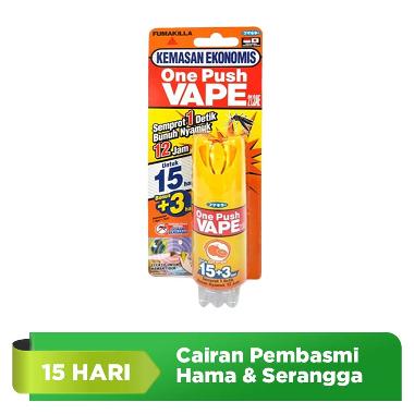 Fumakilla Vape One Push Orange Cairan Pembasmi Nyamuk [15 Hari]  --