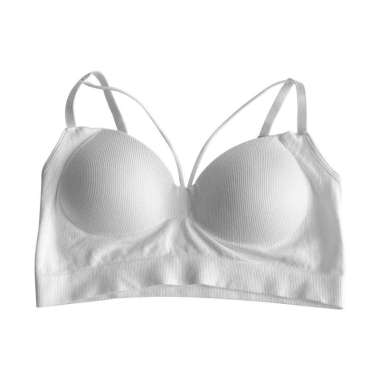OEM ONE-P297 Tank Top Bra Wanita V-Neck Ada Cup Bra / Tank Top Crop Sexy Atasan Pakain Dalam Wanita