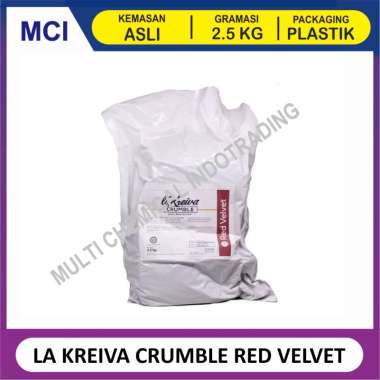 RED VELVET LA KREIVA CRUMBLE FINE TOPPING 2.5 KG