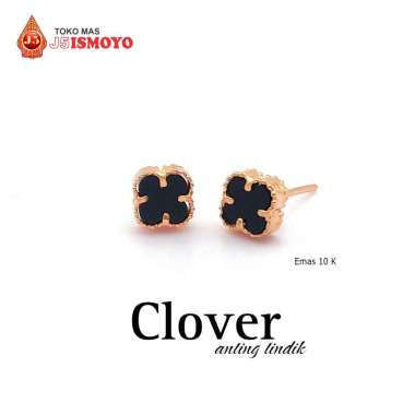 Anting Emas Tindik Clover J5 Ismoyo