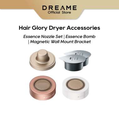 Dreame Hair Glory Dryer Accessories | Magnetic Wall Mount Bracket | Essence Bomb | Essence Nozzle Se