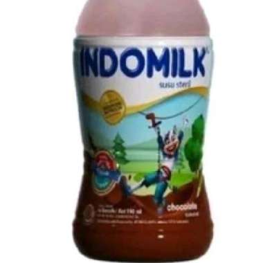 Promo Harga Indomilk Susu Cair Botol Cokelat 190 ml - Blibli