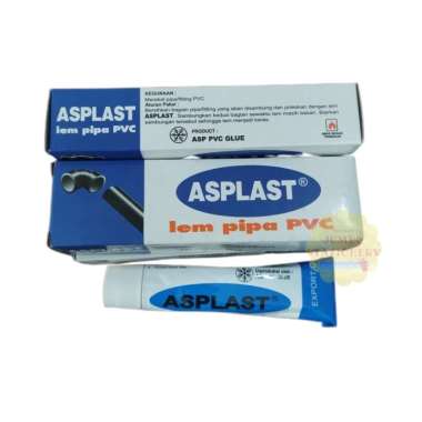 Asahi Asahiplas Lem PVC Kaleng / Lem Pipa / Lem Paralon [45 gram biru