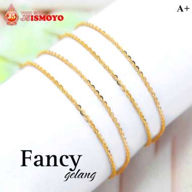 Gelang Emas Rantai Polos Fancy J5 Ismoyo 0.9 - 1.1 GR