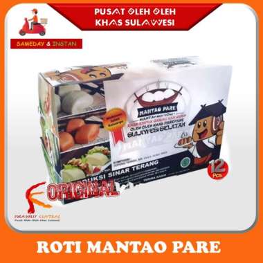 Roti Mantao Mantau Pare Sinar Terang Original Khas Sulawesi isi 12 pcs