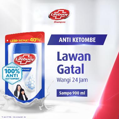 Lifebuoy Anti-Ketombe Shampoo Kemasan Refill 900 mL --