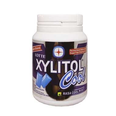 Xylitol - Permen Karet Bebas Gula - TABUNG BESAR BIRU SILVER