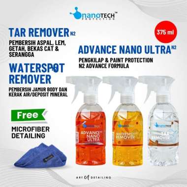 PAKET PEMBERSIH JAMUR BODY - PEMBERSIH ASPAL - PENGKILAP & PAINT PROTECTION - NANOTECH PROTECTION
