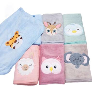 Handuk Bayi Import Karakter Kartun Lembut Daya Serap KECIL TOSCA