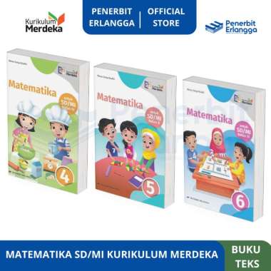[Erlangga Official] Matematika Sd/Mi Kelas 4 5 6 Kurikulum Merdeka Kelas 5