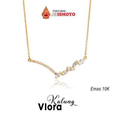 Kalung Emas 10 Karat Vlora J5 Ismoyo Hitam
