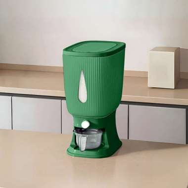 OEM SK-C360 Dispenser Beras 10 KG Rice Dispenser Tempat Wadah Penyimpanan Beras Otomatis Rice Box 10
