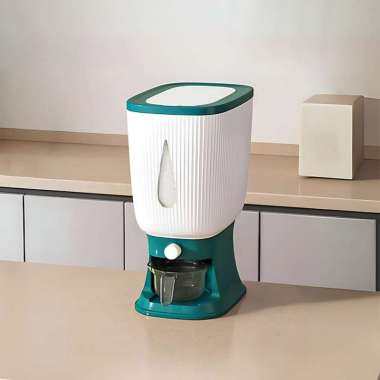 OEM SK-C360 Dispenser Beras 10 KG Rice Dispenser Tempat Wadah Penyimpanan Beras Otomatis Rice Box 10