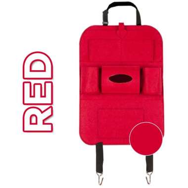 Goto Mobio Car Seat Organizer Tas Belakang Jok Mobil Multifungsi MERAH