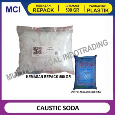 CAUSTIC SODA / SODA API / NAOH / NATRIUM HYDROXIDE 500 GR