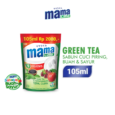 Mama Lime Total Clean Green Tea Pouch 105 mL --