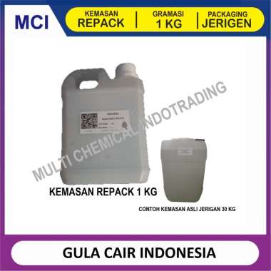Gula Cair / Gula Fruktosa / Fructose Syrup 1 Kg - Kemasan Jerrycan