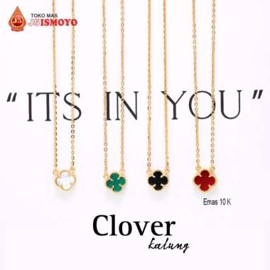 Kalung Emas Clover Fancy J5 Ismoyo PINK