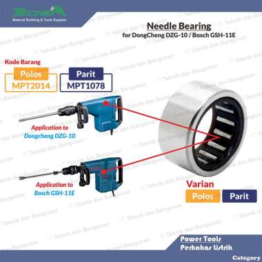 Laher Lidi/Bering Bambu Mesin 10kg. Bosch GSH11E. DCA AZG10. Dongceng Polos