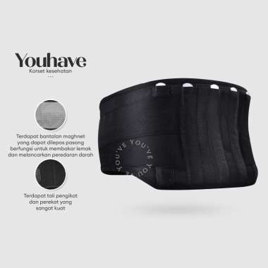 You've (You Have) Korset Lumbal Lumbar Pinggang Tulang Belakang Saraf Kejepit Pria Wanita 404/405 Bl