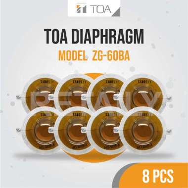 BUNDLING 8 PCS DIAPHRAGM SPEAKER TOA SPULL SPOOL CORONG MODEL ZG-60BA GARANSI RESMI