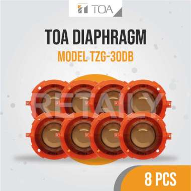 BUNDLING 8 PCS DIAPHRAGM SPEAKER TOA SPULL SPOOL CORONG MODEL ZG-30DB GARANSI RESMI
