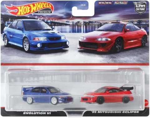 Hotwheels / HotWheels Premium Two Pack / Twin Pack HBL96 Mitsubishi