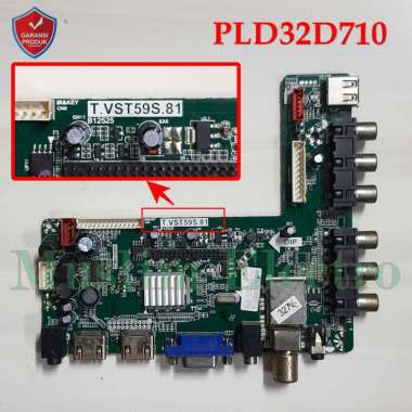 Mainboard LED TV Polytron PLD32D710 32D710 multi