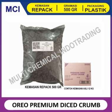 OREO PREMIUM CHOCOLATE DICE CRUMB OREO KASAR - REPACK 500 GR