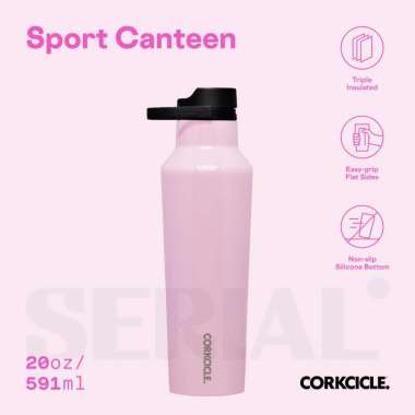 CORKCICLE® Canteen 20oz - Sport Canteen Rose Quartz
