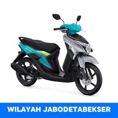 Yamaha Gear 125 Standard Sepeda Motor [OTR Jabodetabekser/ VIN 2025] Cyan Jakarta