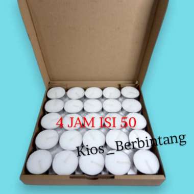 lilin tealight/lilin aromaterapi isi 50 pcs Merah