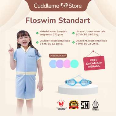 CuddleMe Goswim-Floswim Standart Size M L XL/(Baju Renang Berpelampung) Floating Swimsuit XL Baby Gr