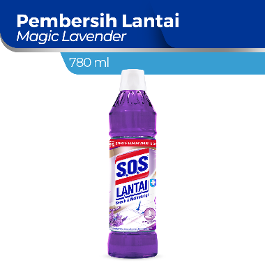 Surabaya - SOS Cairan Pembersih Lantai Magic Lavender Botol 780 mL