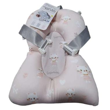 Dudukan Mandi Sugar Baby Ultrasoft Baby Bath Pillow Bantal Mandi Bayi Alas Mandi Bayi Pink