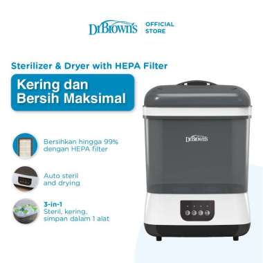 Steril Crown CR2388 - Sterilizer & Warmer Combo untuk Botol Susu dan MPASI