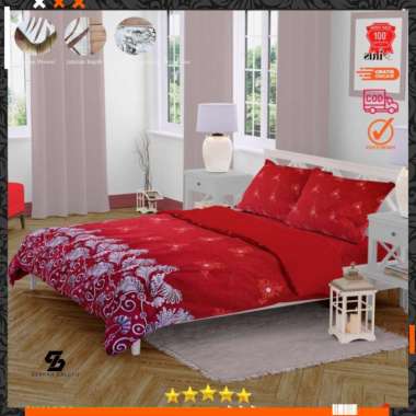 Sprei/spray set katun motif elegant. size 90x200-120x200 120x200 Brick