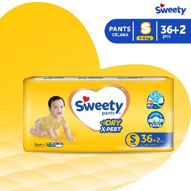 Promo Harga Sweety Bronze Pants Dry X-Pert S36+2 38 pcs - Blibli