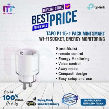 TP-LINK TAPO P115 Mini Smart WiFi Socket Energy Monitoring