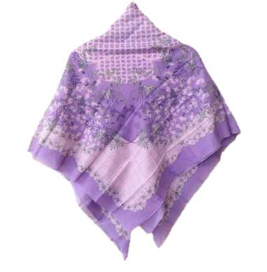 VC Jilbab Kerudung Khimar Hijab Motif Voal Premium Segiempat Jumbo 130 VM10