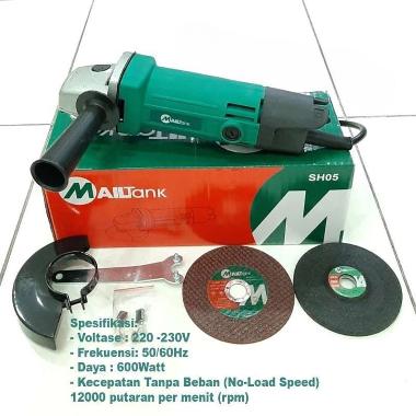 MAILTANK Mesin Gerinda TANGAN Mailtank 4" SH05 BIRU