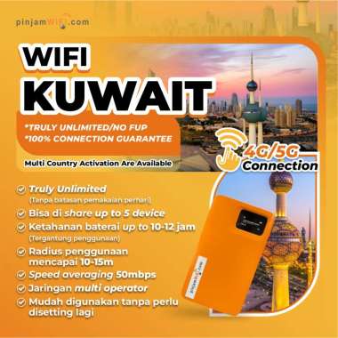 Pinjam Wifi Sewa Modem Portable Harian Kuwait Truly Unlimited No Fup Daily