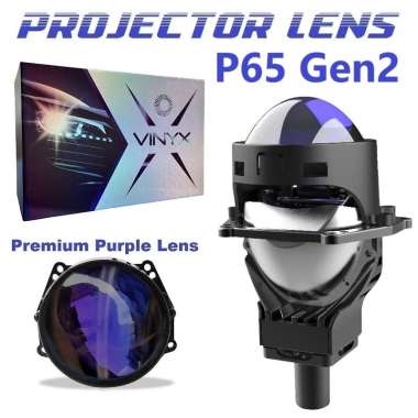 Lensa Lampu LED Laser Projector Projie BiLED 3 Inch Inci Inchi Mobil Motor Blue Purple Lens Vinyx P6