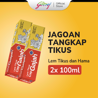 Cap Gajah Lem Tikus Tube 100 mL - 2 pcs