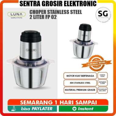 Luna Life Food Processor FP 02 Magic Chopper 2 Liter