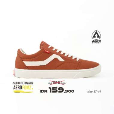 Aerostreet 37-44 Massive Low Natural Merah Bata Merah Bata - Sepatu Sneakers Casual 37